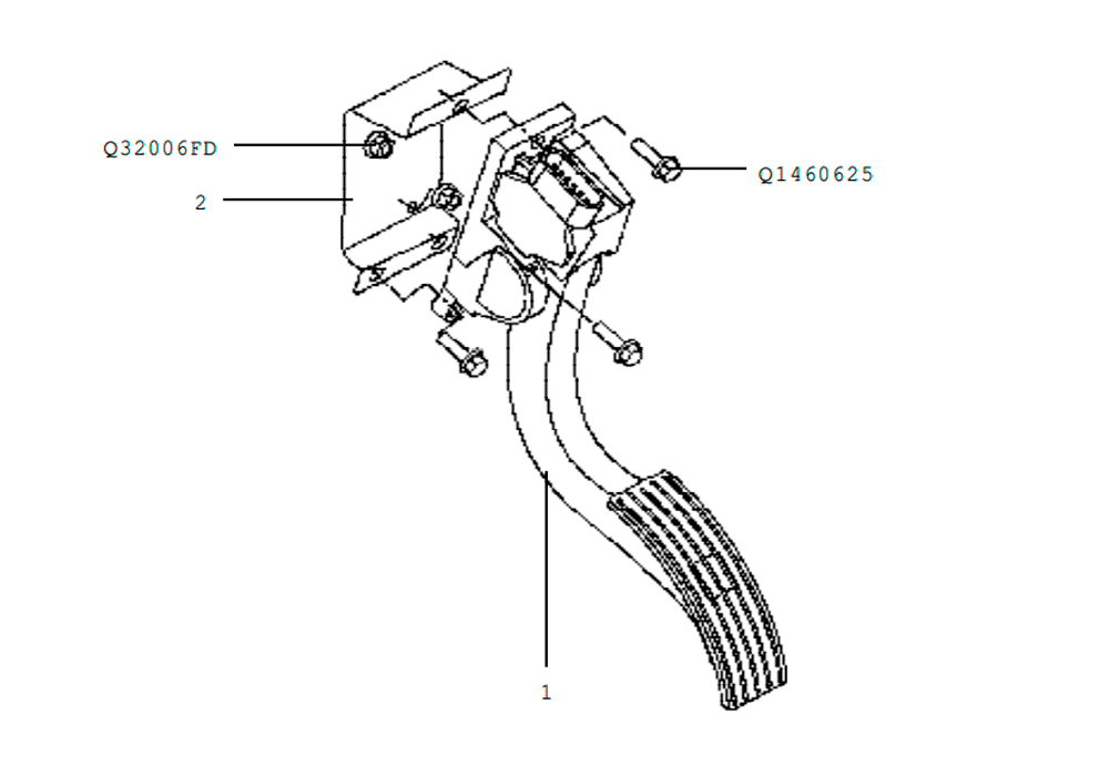 scheme for привод акселератора