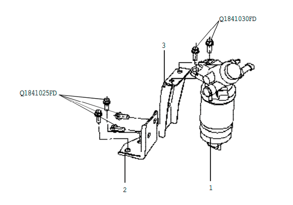 scheme for фильтр топливный