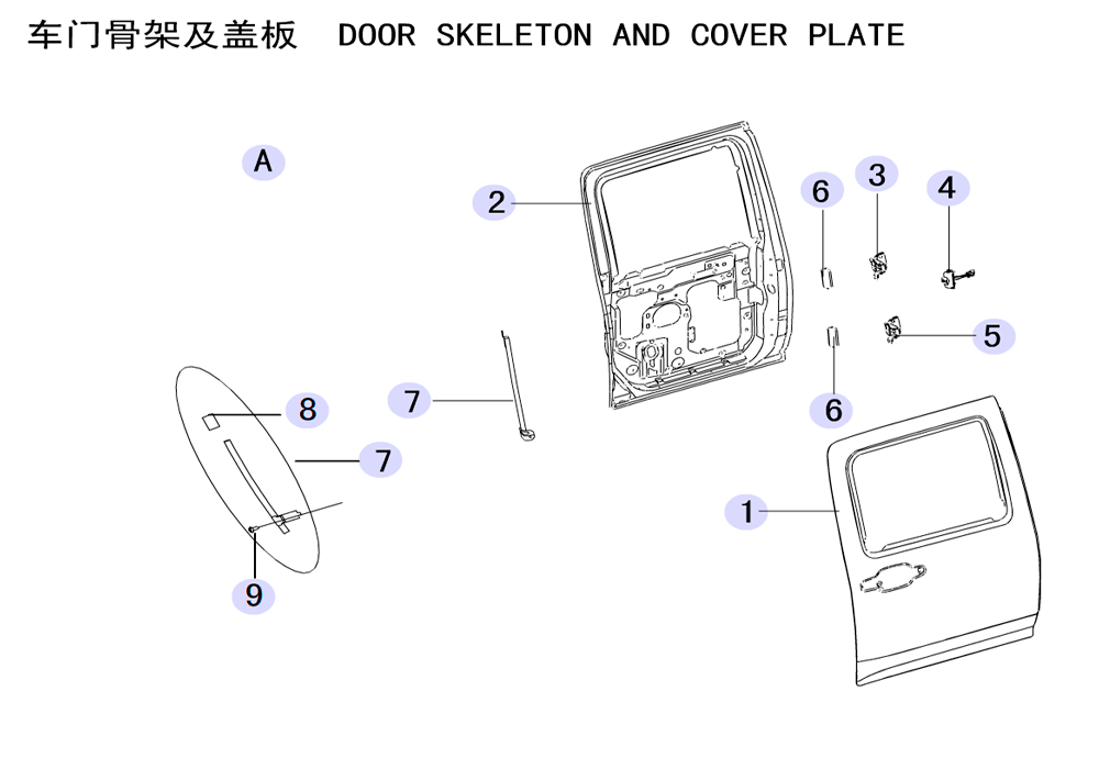 scheme for дверь задняя