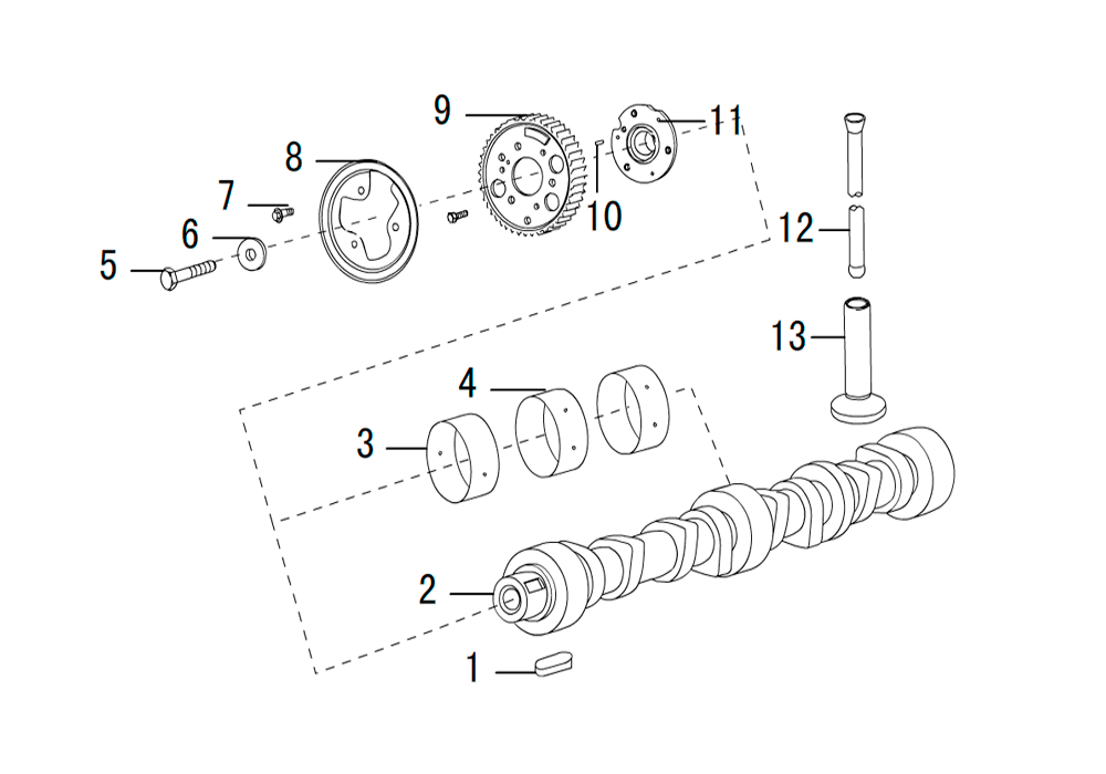 scheme for распредвал