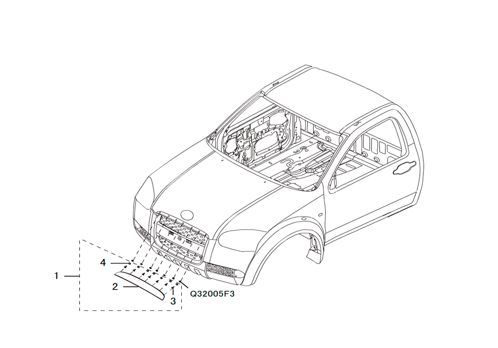 scheme for решётка радиатора