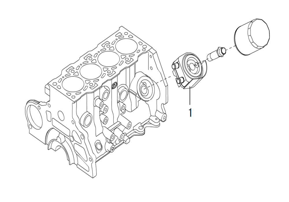 scheme for охладитель масла