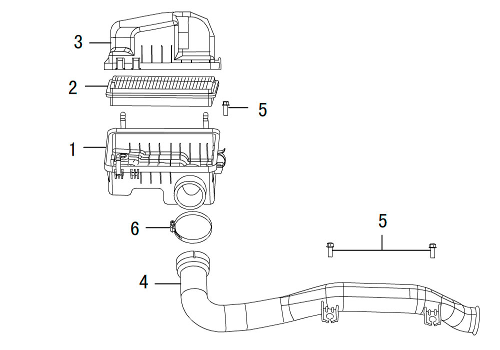 scheme for воздушный фильтр