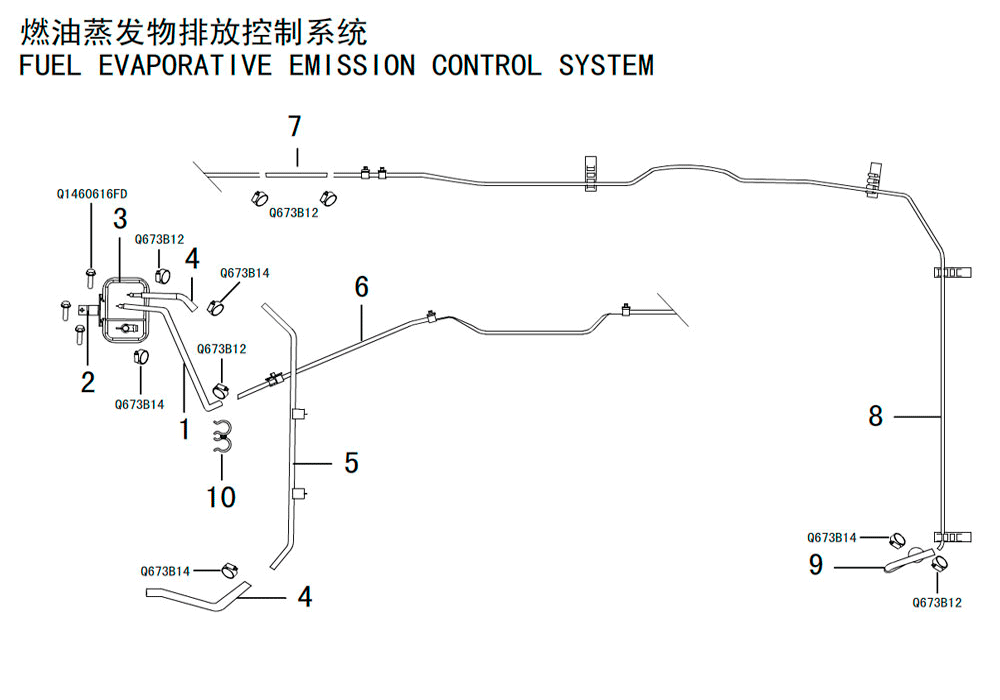 scheme for система снижения токсичности отработавших газов