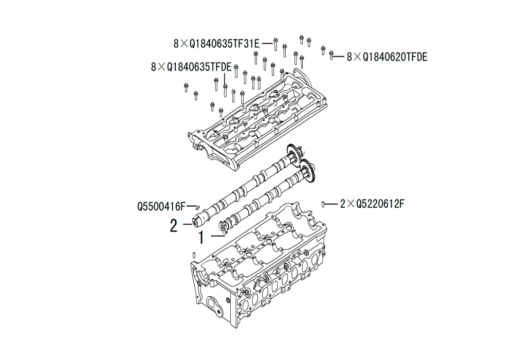 scheme for распредвалы