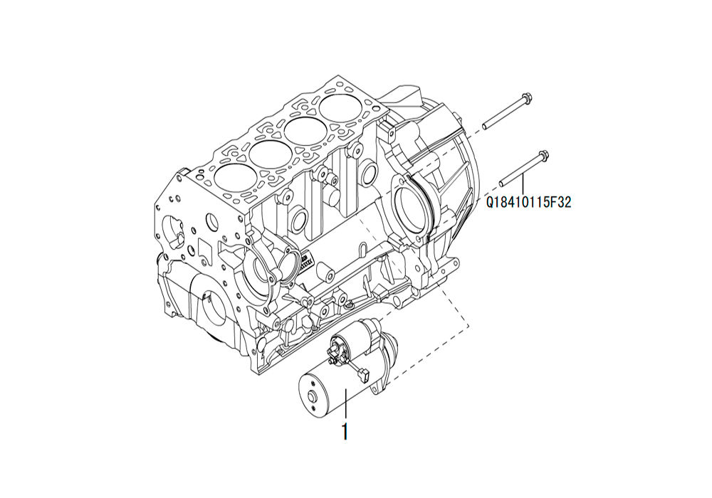 scheme for стартер