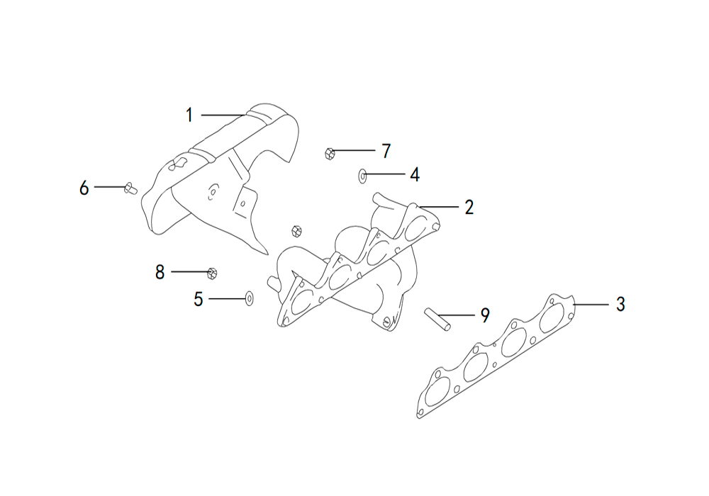 scheme for выпускной коллектор