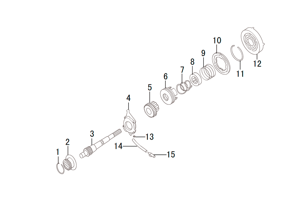 scheme for выходной вал