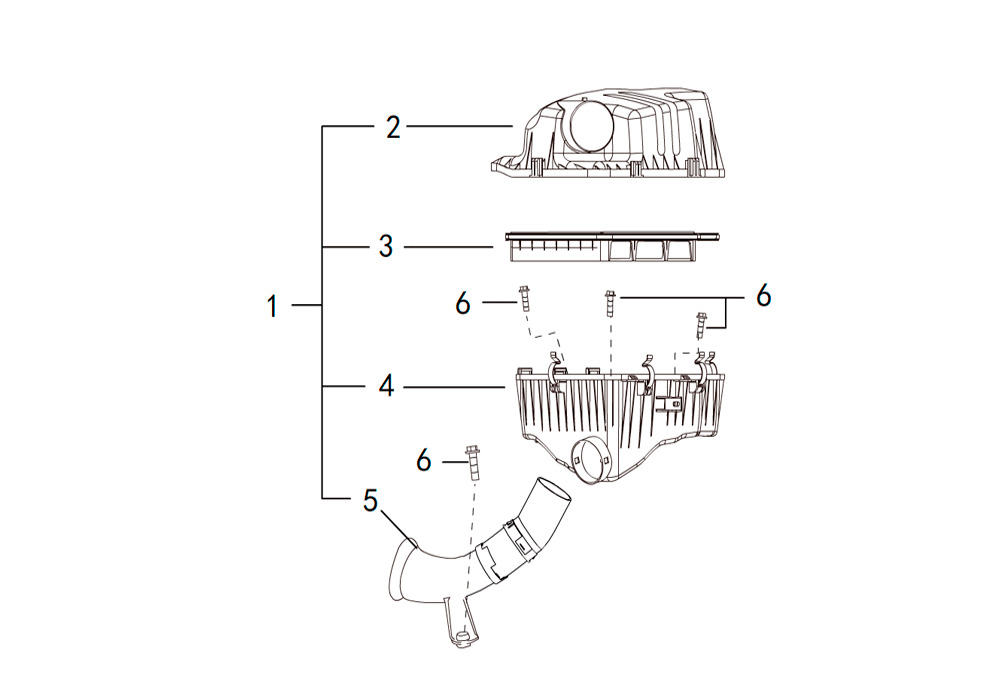 scheme for воздушный фильтр 4D20