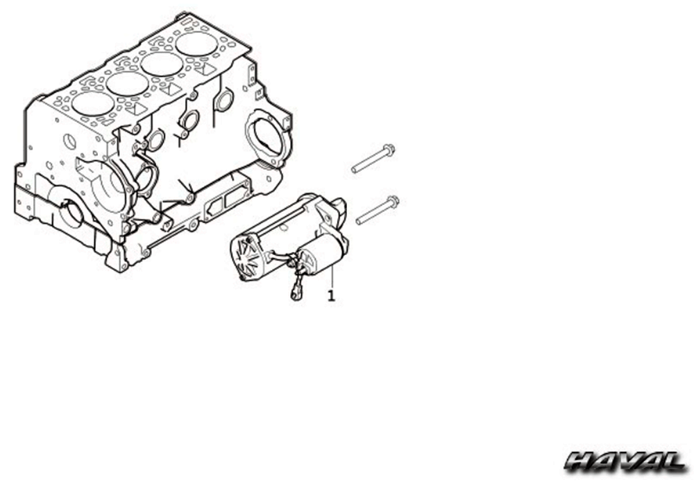 scheme for стартер