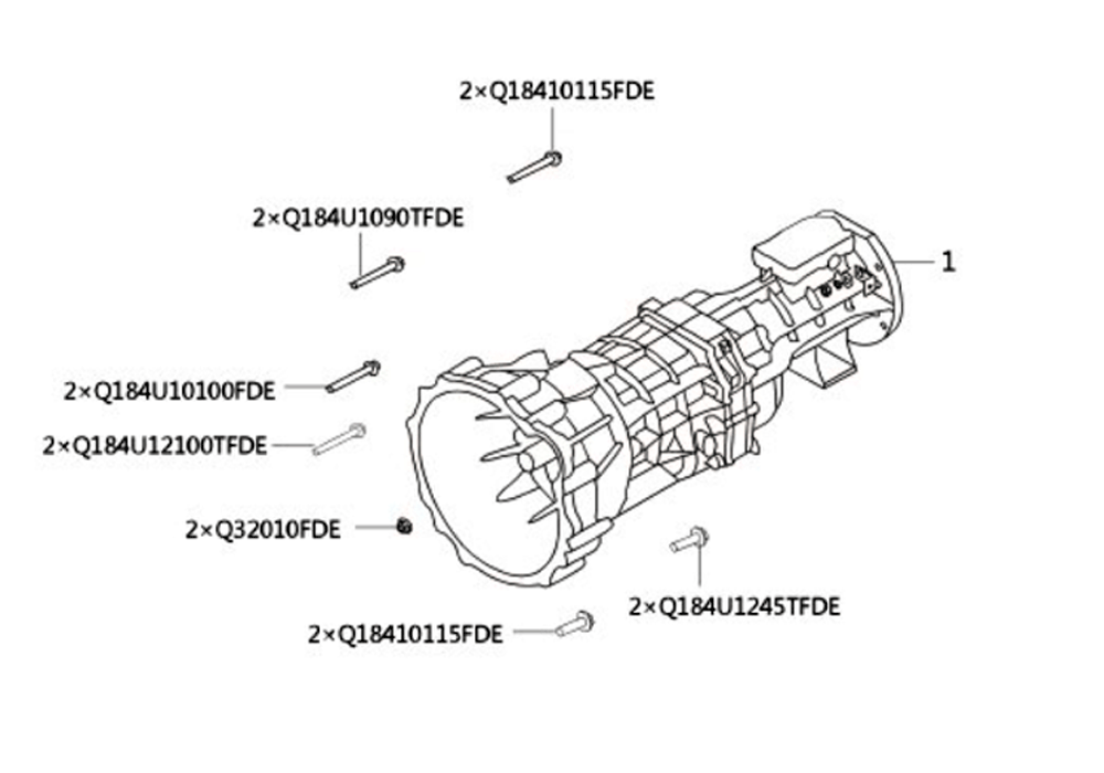 scheme for кпп в сборе