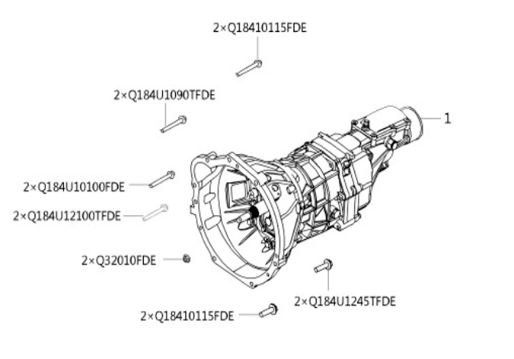 scheme for кпп в сборе