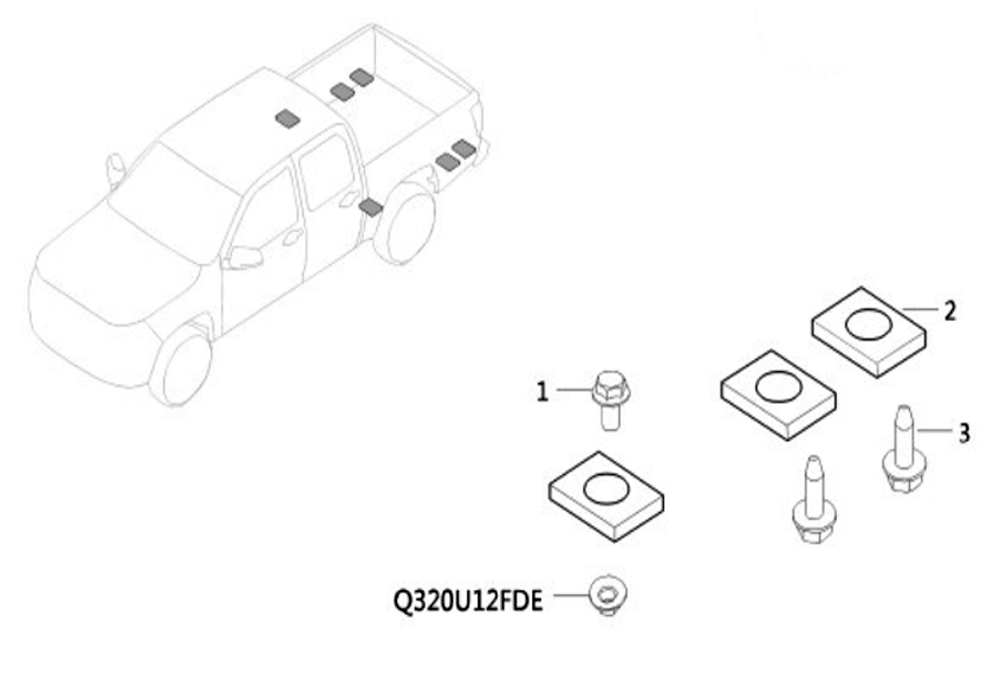 scheme for подушки грузового отсека