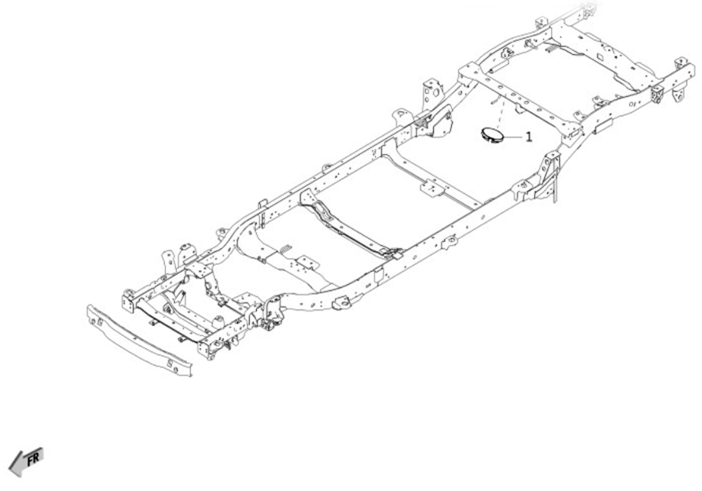 scheme for подушка рамы грузового отсека