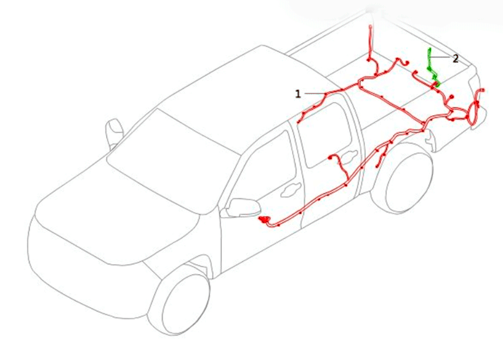 scheme for проводка - рама