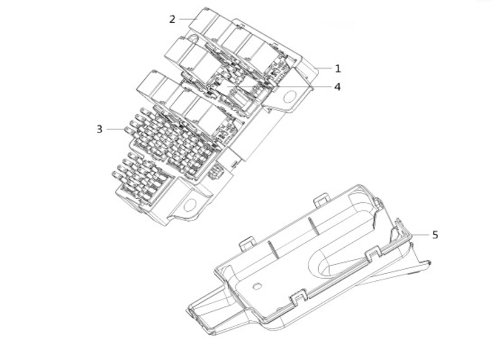 scheme for блок предохранителей 2