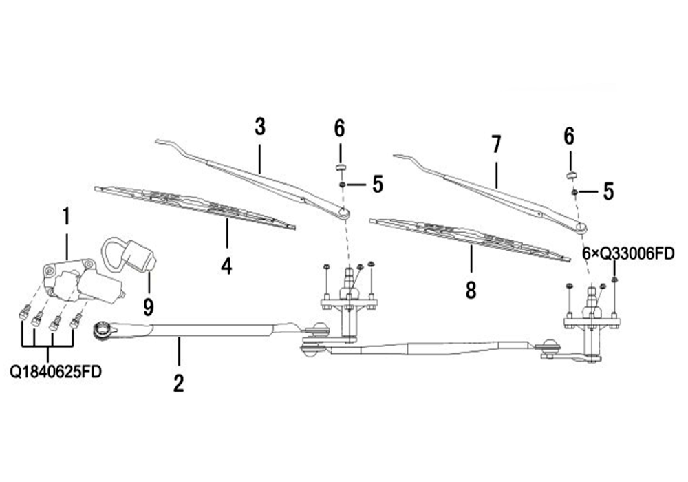 scheme for стеклоочиститель