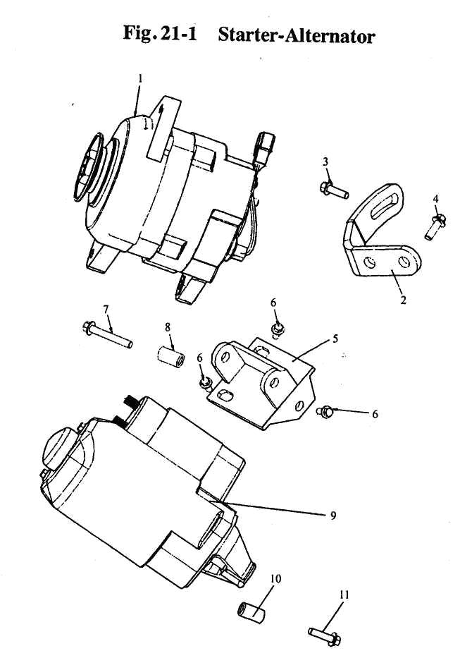 scheme for стартер и генератор 2