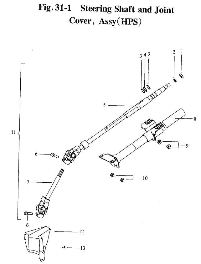 scheme for вал рулевой (HPS)