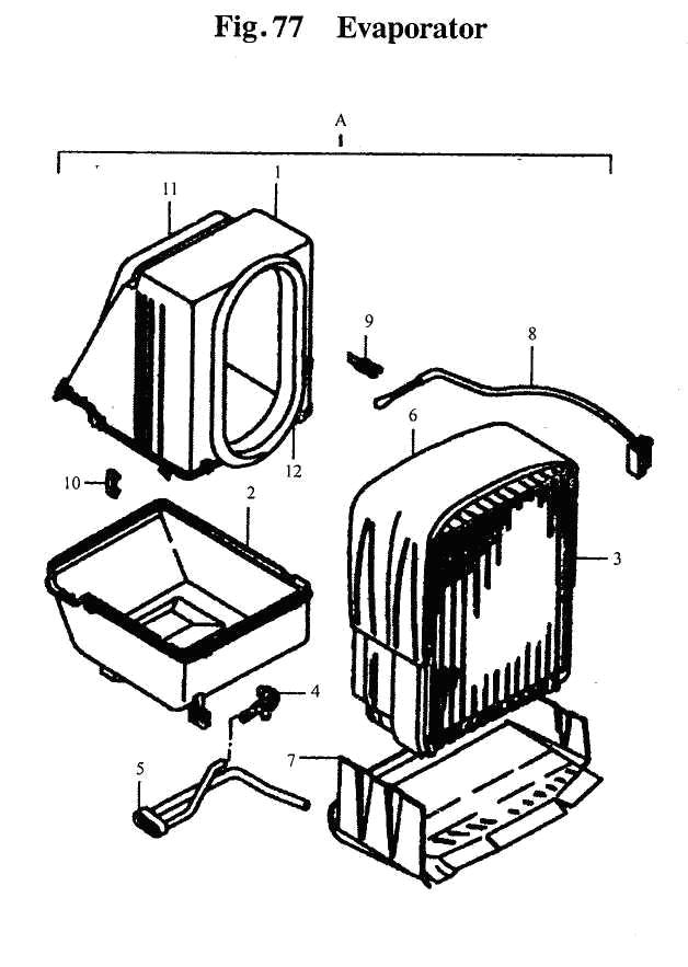 scheme for испаритель кондиционера