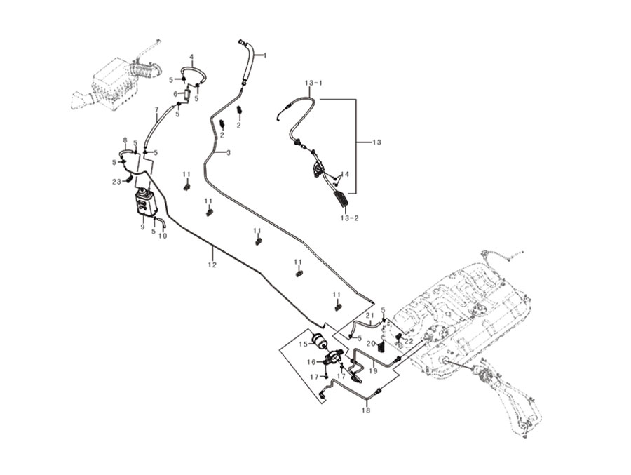 scheme for система подачи топлива