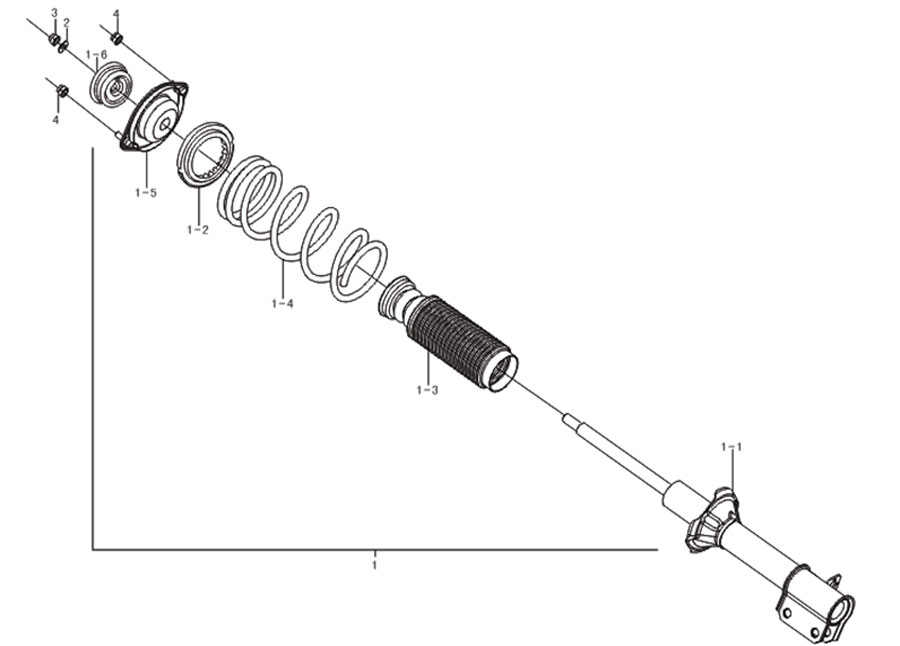 scheme for задний амортизатор