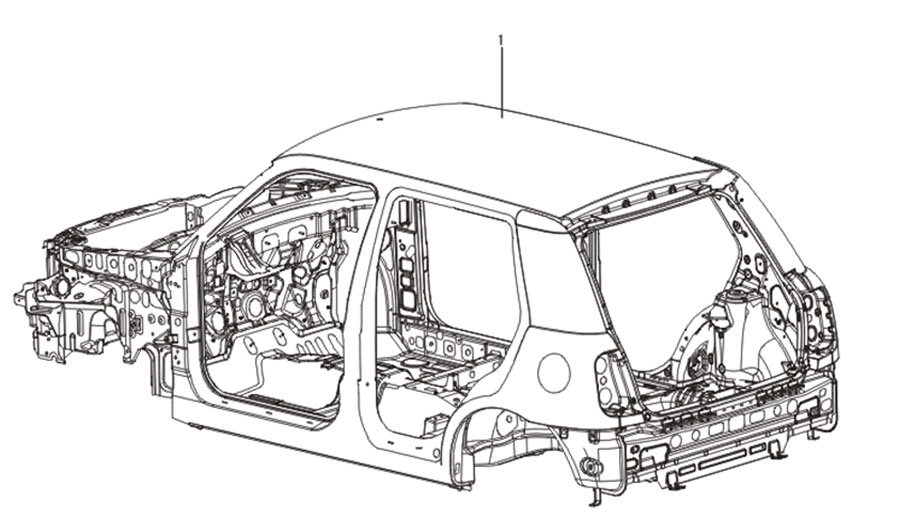 scheme for кузов в сборе
