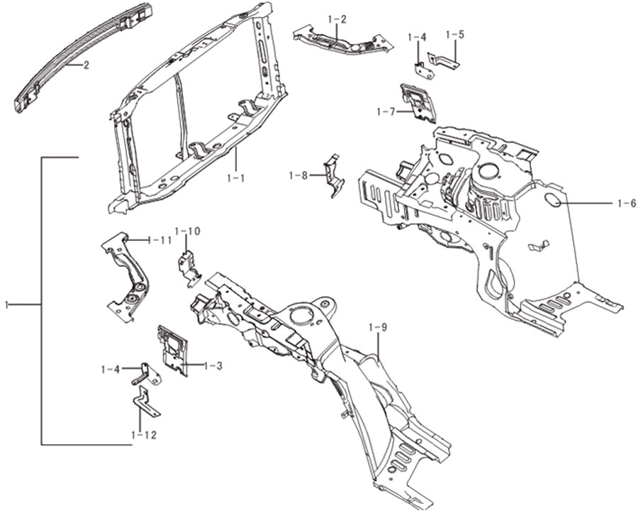 scheme for моторный отсек