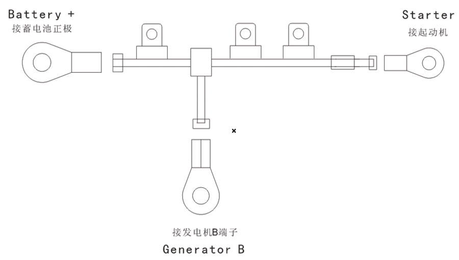 scheme for проводка генератора