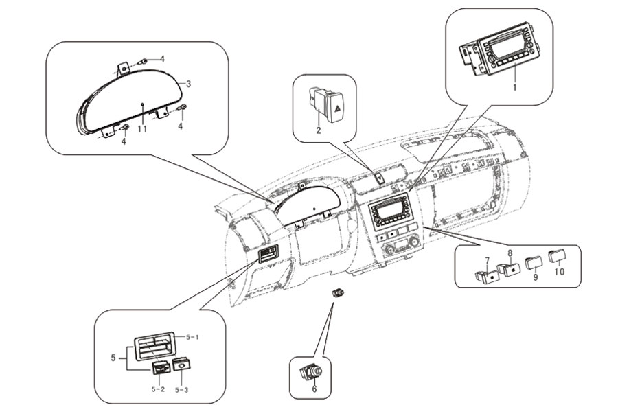 scheme for приборная панель