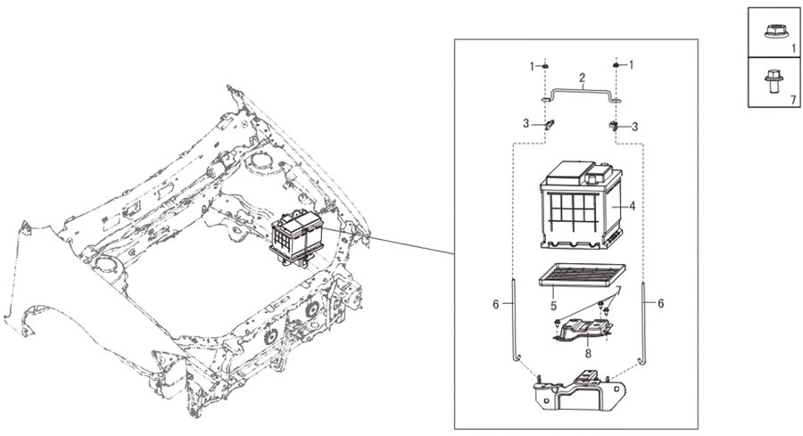 scheme for акб