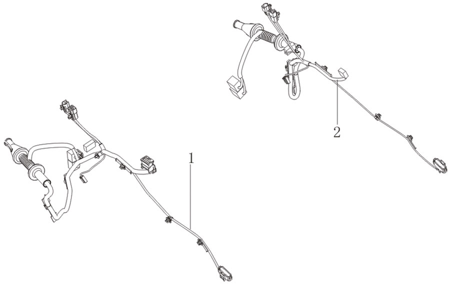scheme for проводка передних дверей
