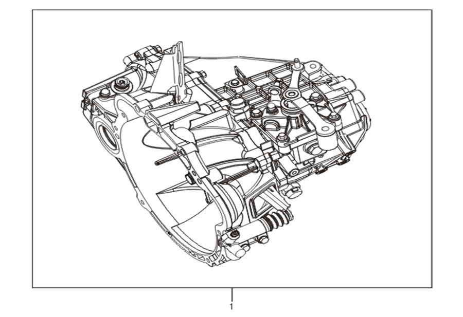 scheme for коробка передач в сборе