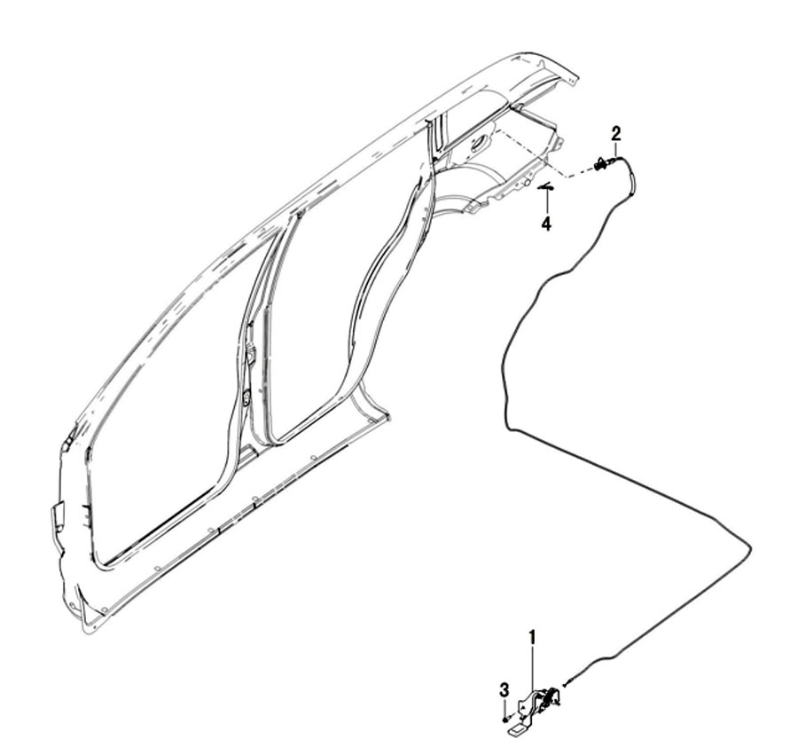 scheme for кабель заливной горловины топливного бака