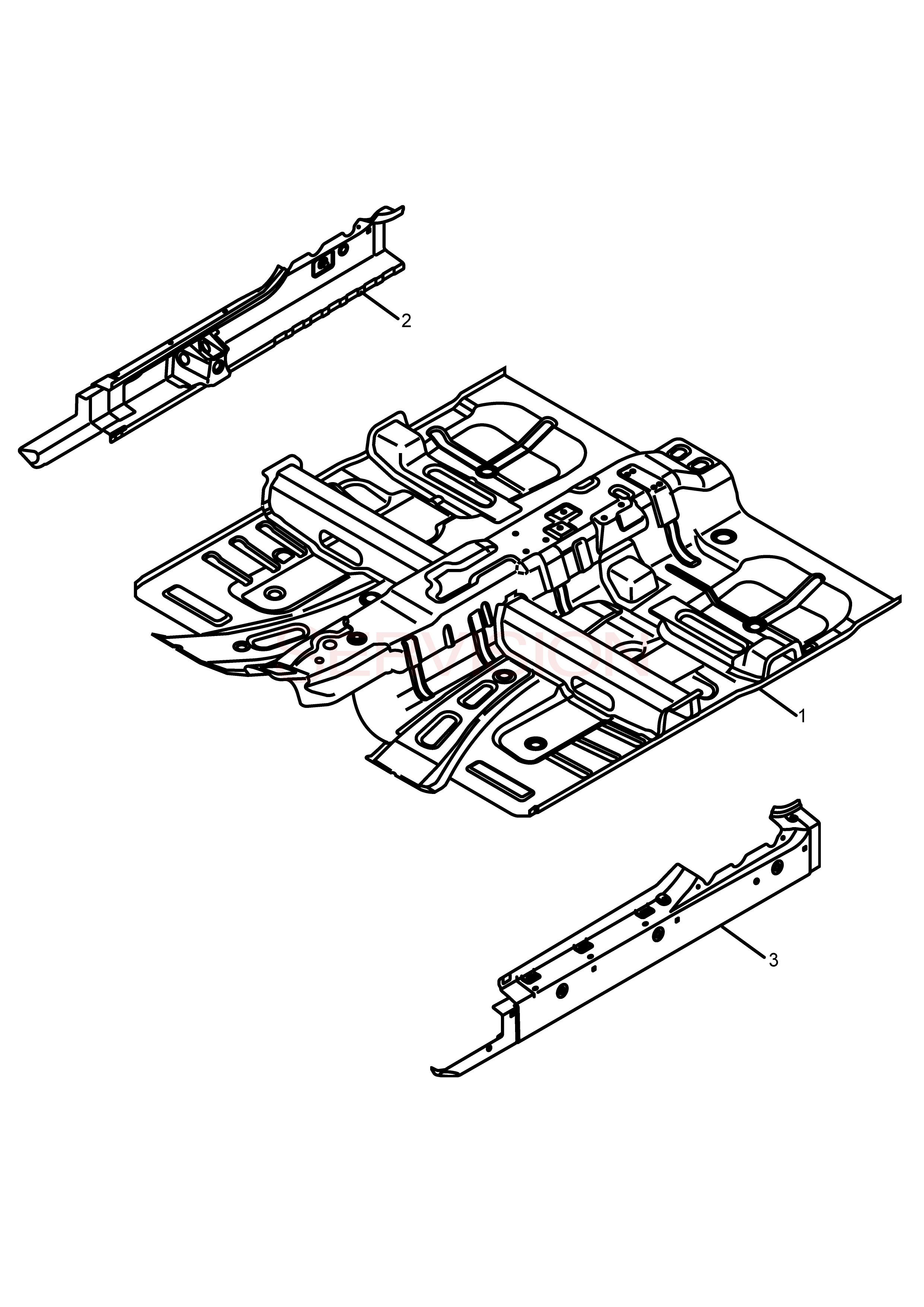 scheme for передняя часть пола