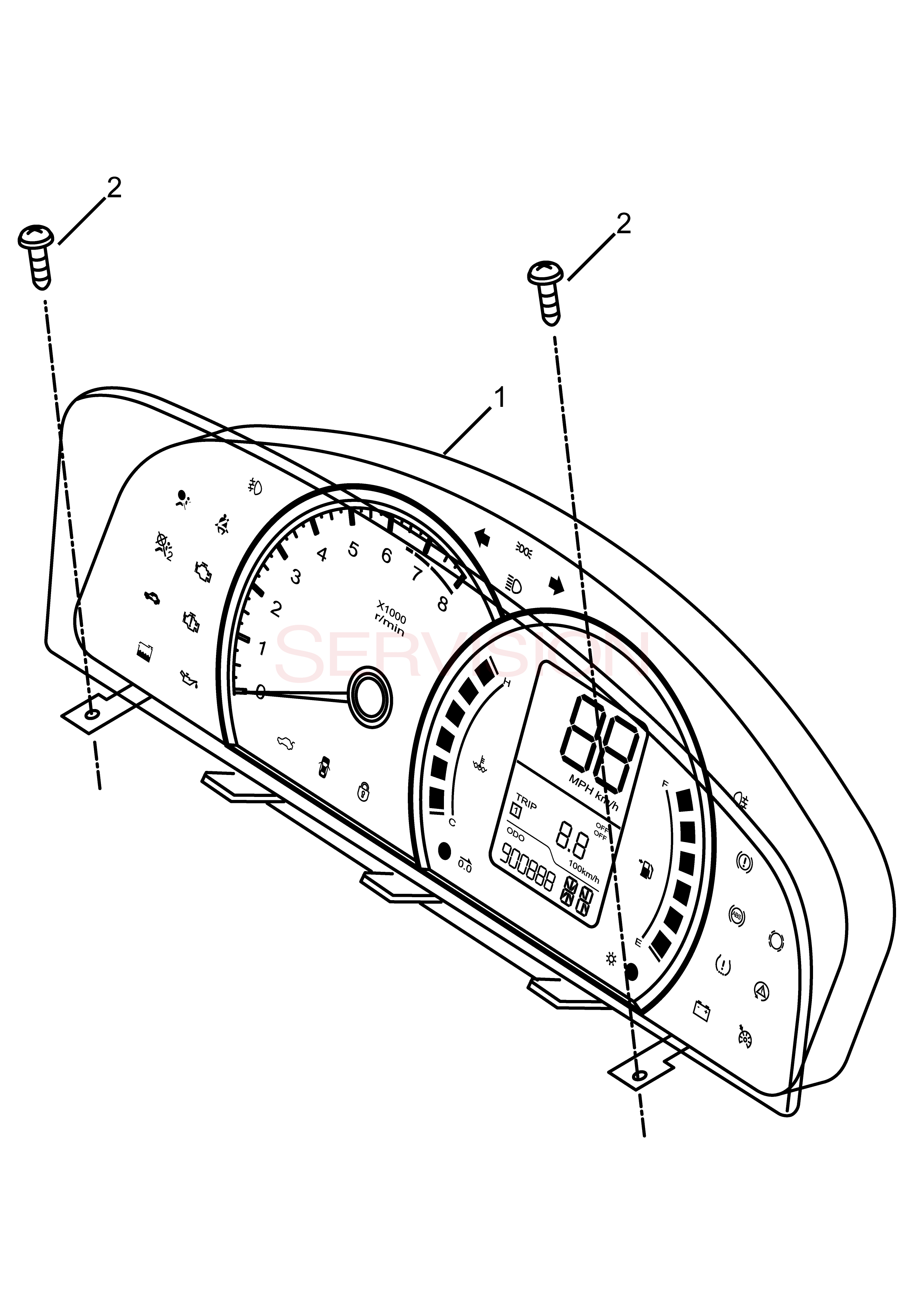 scheme for панель приборов