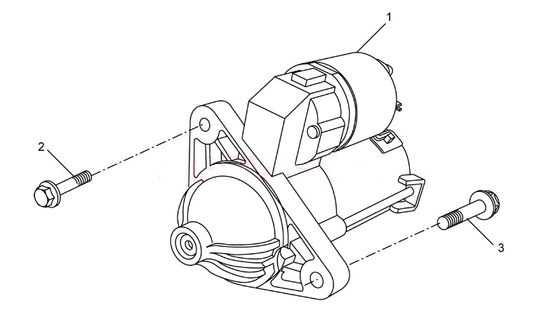 scheme for стартер