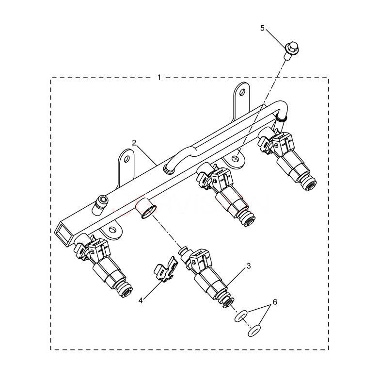 scheme for топливная рампа