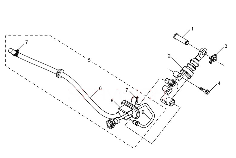 scheme for главный цилиндр сцепления (5MT)