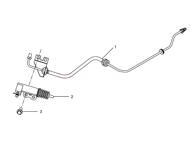 scheme for рабочий цилиндр сцепления (5MT)