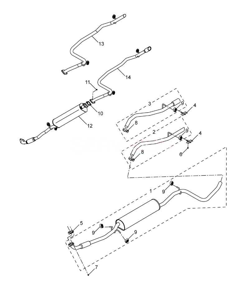 scheme for глушитель