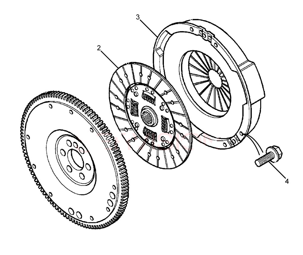 scheme for диски сцепления (5MT)