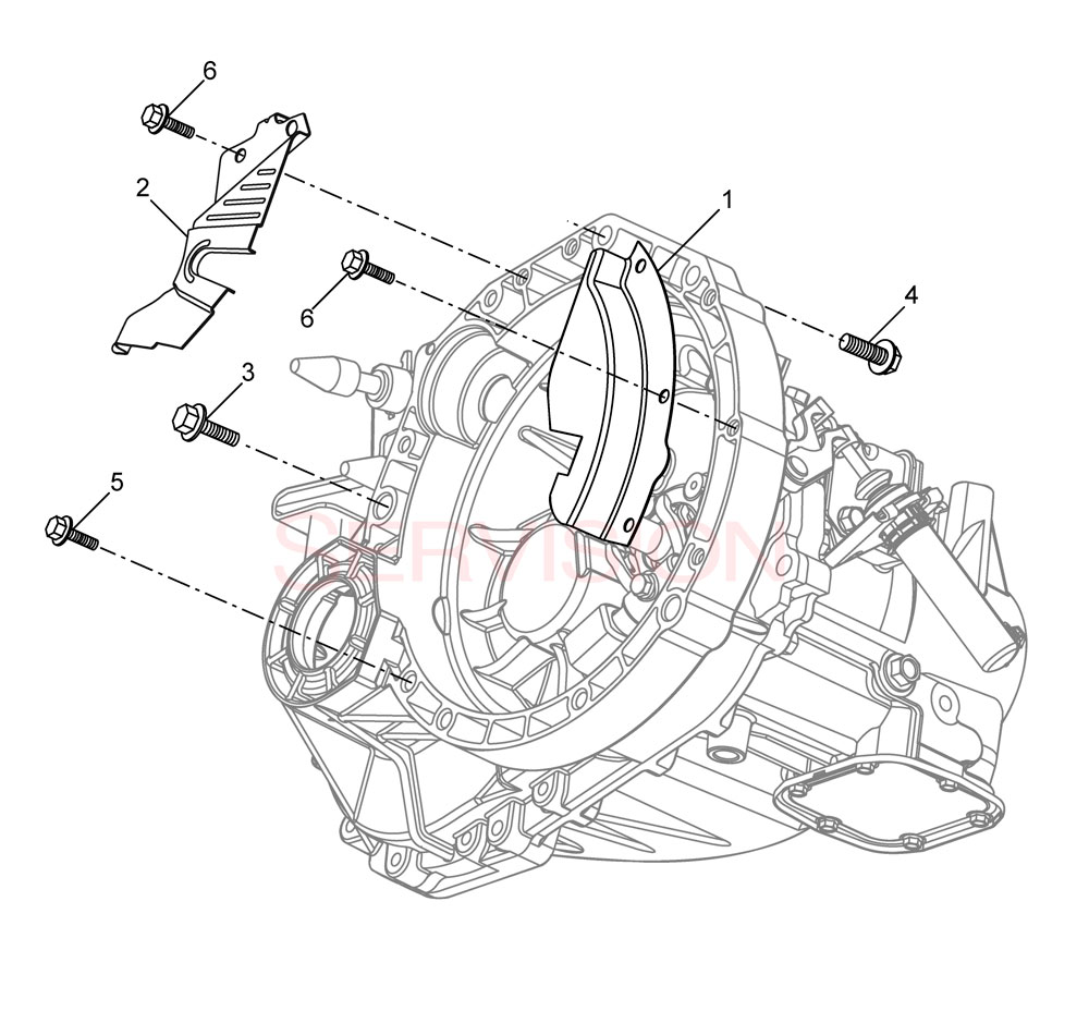 scheme for кпп 5MT сборка