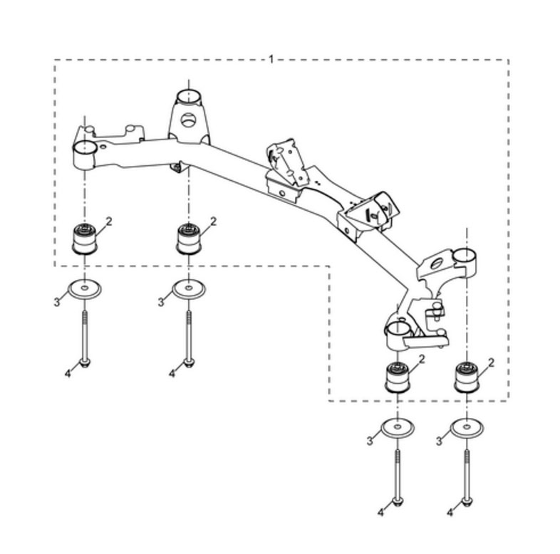 scheme for задняя балка