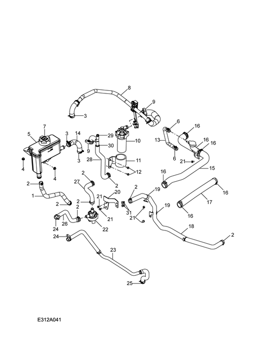 scheme for охлаждающая система и оборудование (1.5L)