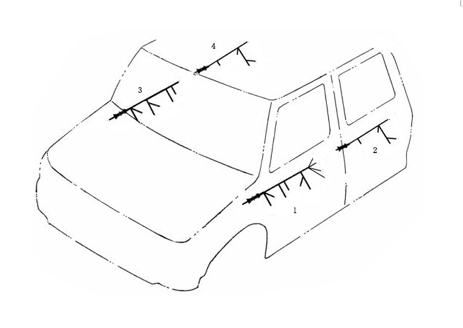 scheme for проводка дверей