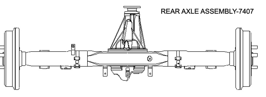 scheme for задний мост 7407 1