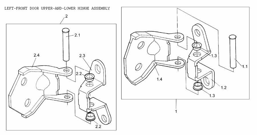 scheme for дверные петли 2