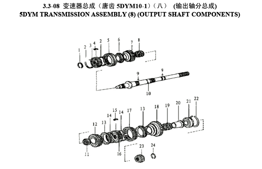 scheme for кпп 5DYM10-1(8)
