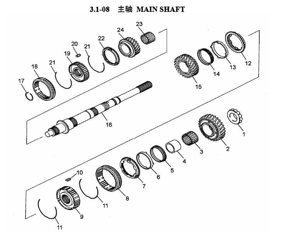 scheme for кпп JC520TM15 (9)